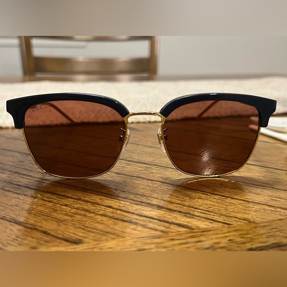 Gucci 55mm Novelty Browline Sunglasses (NWOT) - Picture 1 of 6